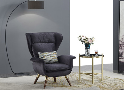 Sessel Design Couch Sofa Sitzer Luxus Ohren Sitz Relax Leder Lounge Club Polster